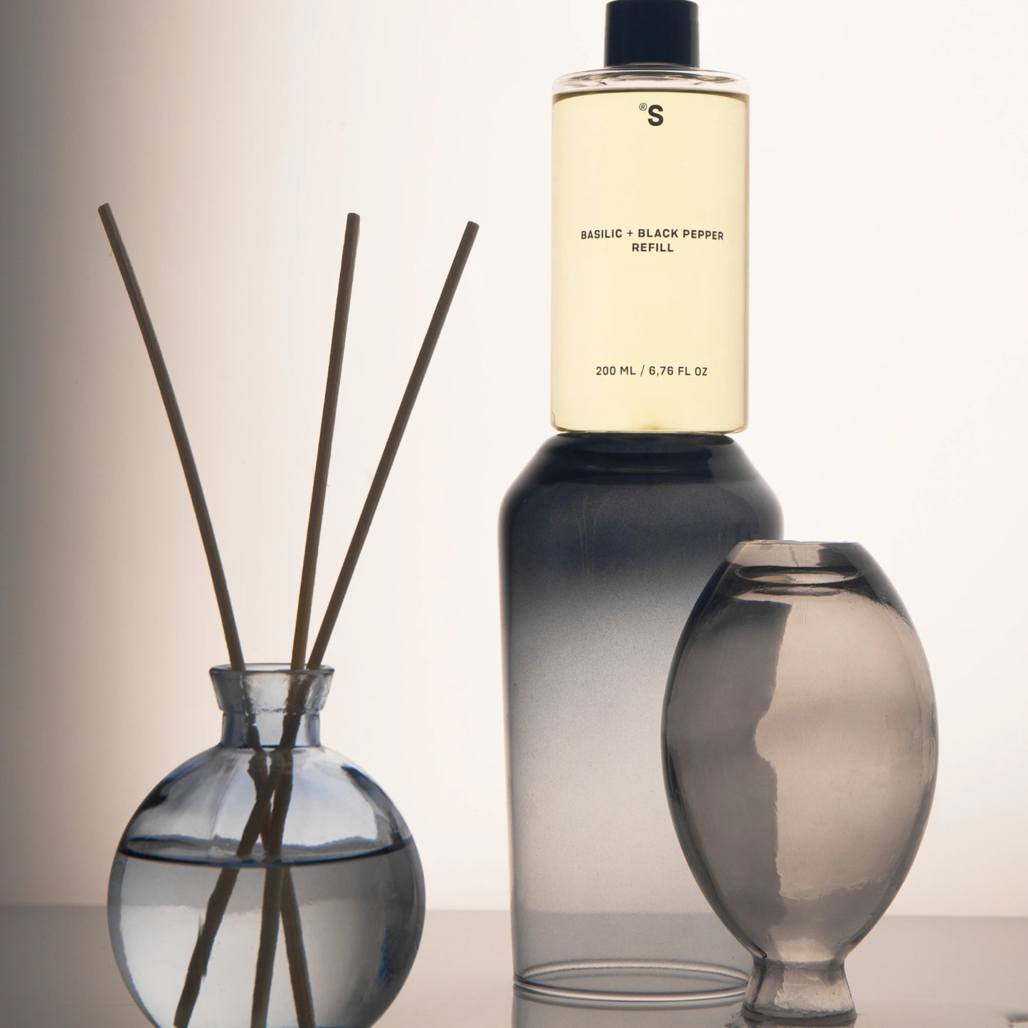 Refill BASILIC + BLACK PAPER 200 ml